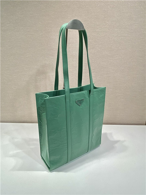 Small Antique Nappa Leather Tote 1BG459 Green-3.jpg