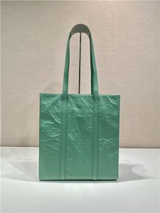 Small Antique Nappa Leather Tote 1BG459 Green-5.jpg