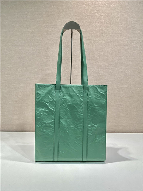 Small Antique Nappa Leather Tote 1BG459 Green-5.jpg