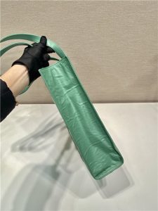 Small Antique Nappa Leather Tote 1BG459 Green-7.jpg