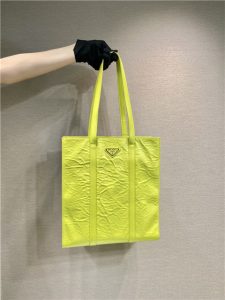 Small Antique Nappa Leather Tote 1BG459 Yellow-1.jpg
