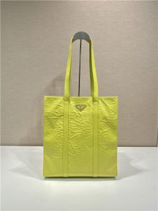 Small Antique Nappa Leather Tote 1BG459 Yellow-2.jpg