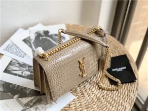 Sunset Medium 442906 Beige Crocodile Embossed LeatherGold-4.jpg