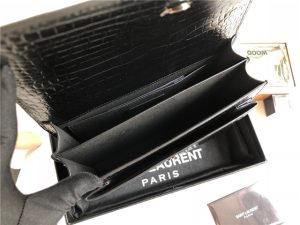 Sunset Medium 442906 Black Crocodile Embossed LeatherBlack-9.jpg