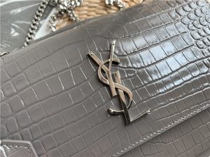 Sunset Medium 442906 Gray Crocodile Embossed LeatherSilver-7.jpg