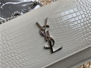 Sunset Medium 442906 White Crocodile Embossed LeatherSilver-7.jpg