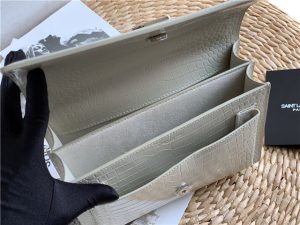 Sunset Medium 442906 White Crocodile Embossed LeatherSilver-9.jpg