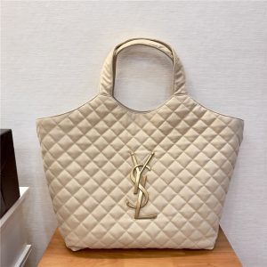 YSL Icare Maxi Shopping Bag 698651 Beige-1.jpg
