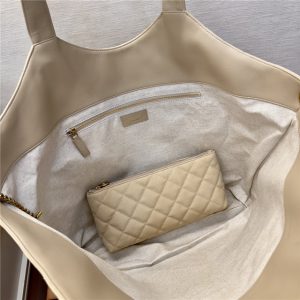 YSL Icare Maxi Shopping Bag 698651 Beige-10.jpg
