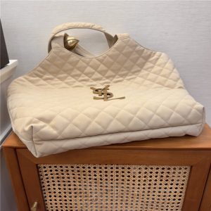 YSL Icare Maxi Shopping Bag 698651 Beige-4.jpg