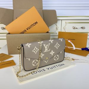 Louis Vuitton Pochette Felicie Monogram Empreinte Leather M82610Louis Vuitton Pochette Felicie Monogram Empreinte Leather M82610-2