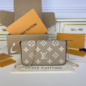 Louis Vuitton Pochette Felicie Monogram Empreinte Leather M82610Louis Vuitton Pochette Felicie Monogram Empreinte Leather M82610-3