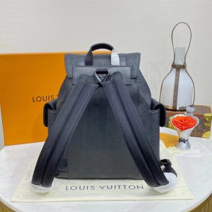 Louis Vuitton Christopher MM Backpack Monogram Matte Black-4