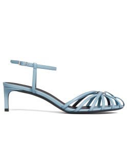 Celine Womens Triomphe Sandal In Lambskin-1
