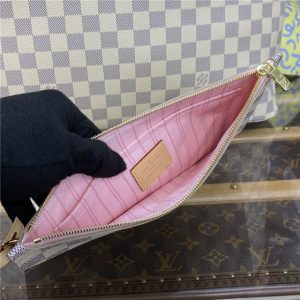 Damier Azur Canvas Neverfull GM N41604 Rose Ballerine-7.jpg