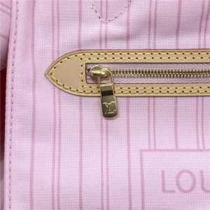 Damier Azur Canvas Neverfull GM N41604 Rose Ballerine-8.jpg