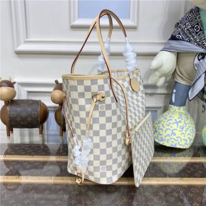 Damier Azur Canvas Neverfull MM N41361 Beige-2.jpg