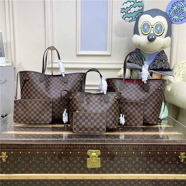 Damier Canvas Neverfull GM N41357 Red-10.jpg