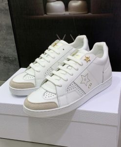 Dior Unisex Star Sneaker Cream-5