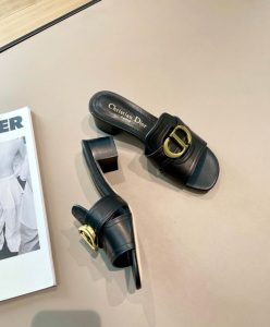 Dior Womens 30 Montaigne Heeled Slide-3