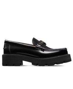Dior Womens Boy Platform Loafer Black-1