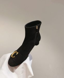 Dior Womens Cest Dior Heeled Ankle Boot Black-5