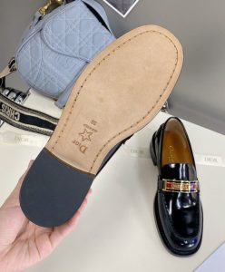 Dior Womens Code Loafer Black-10
