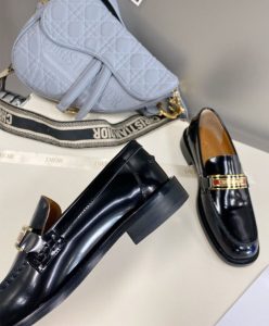 Dior Womens Code Loafer Black-8