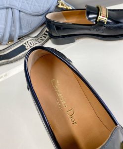 Dior Womens Code Loafer Black-9