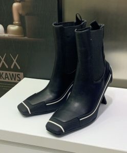 Dior Womens D-Motion Heeled Ankle Boot Black-4