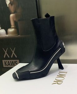 Dior Womens D-Motion Heeled Ankle Boot Black-5