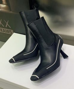 Dior Womens D-Motion Heeled Ankle Boot Black-6