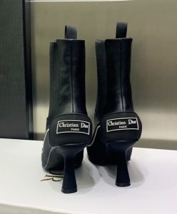 Dior Womens D-Motion Heeled Ankle Boot Black-7