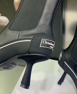 Dior Womens D-Motion Heeled Ankle Boot Black-9