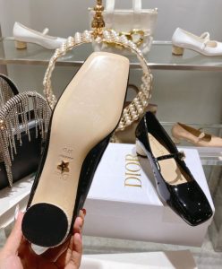 Dior Womens D-Shine Ballet Pump Black-10