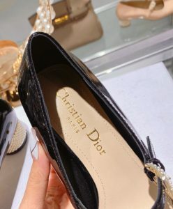 Dior Womens D-Shine Ballet Pump Black-9