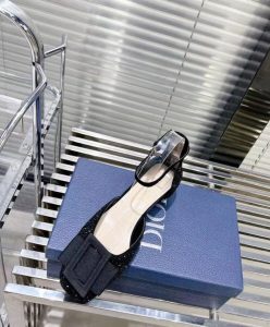 Dior Womens Dior Idylle Ballet Pump Black-5