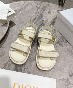 Dior Womens Dioract Sandal Golden-2