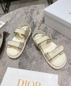 Dior Womens Dioract Sandal Golden-3