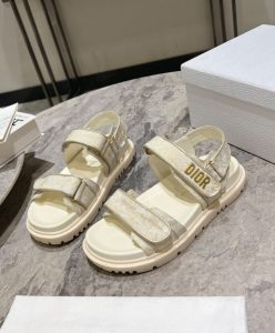 Dior Womens Dioract Sandal Golden-4