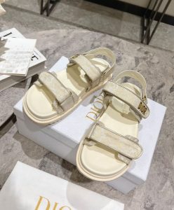 Dior Womens Dioract Sandal Golden-5