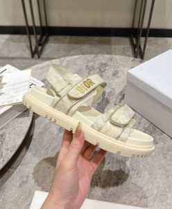 Dior Womens Dioract Sandal Golden-7