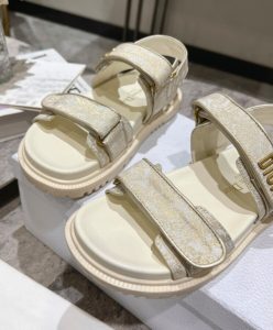 Dior Womens Dioract Sandal Golden-8