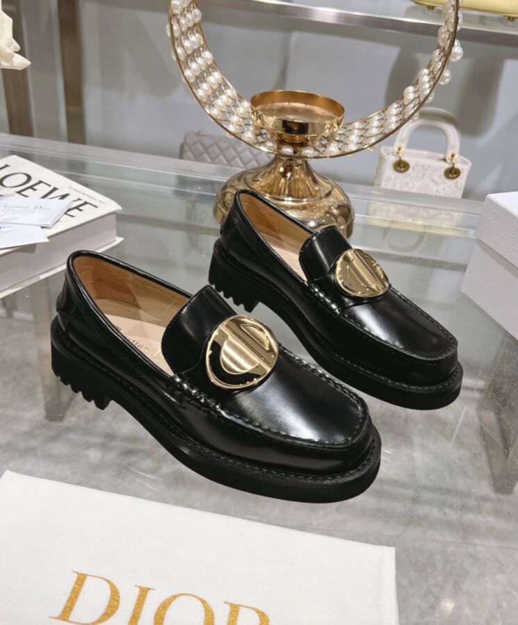 Dior Womens Forever Dior Loafer Black-5
