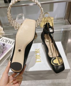 Dior Womens Forever Dior Pump Black-10