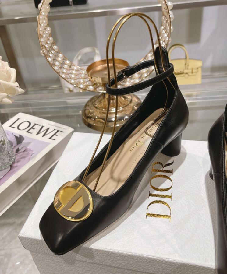 Dior Womens Forever Dior Pump Black-7