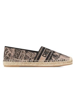 Dior Womens Granville Espadrille Black-1