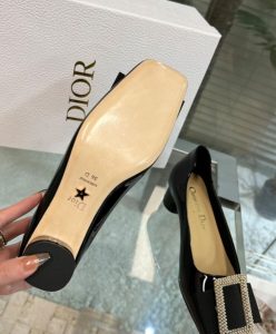 Dior Womens Idylle Ballet Pump Black-10