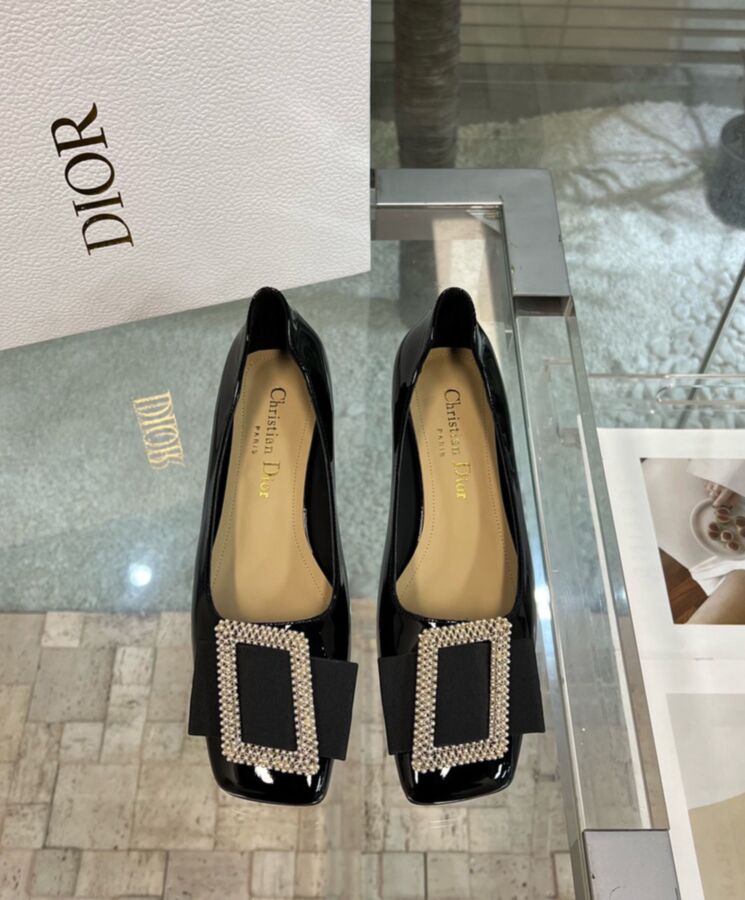 Dior Womens Idylle Ballet Pump Black-2