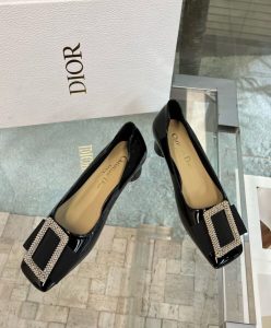 Dior Womens Idylle Ballet Pump Black-3